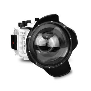 카메라 가방 수중 하우징 다이빙 케이스 커버 소니 A7 III A7R3 A7RIII A7III A7M3 16-35mm 렌즈 6 인치 돔