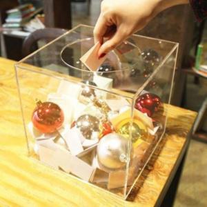 아크릴 투명 뽑기통 경품 추첨 모금 상자 박스 추첨통 추첨함 응모함 뽑기함 식권함 모금함 쿠폰함 행운권