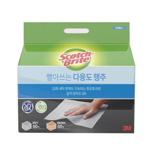 스카치브라이트 다용도 행주 청소포 100매 x 2
