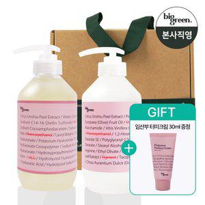 [선물세트+사은품증정]빅그린 임산부바디워시500ml+임산부로션500ml