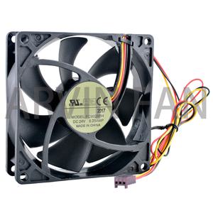 주파수 변환기 파워 서플라이 용 냉각 FAN 듀얼 볼 축 쿨러 FC9025BH 9.2cm 92mm 92x92x25mm DC24V 0.25A 3