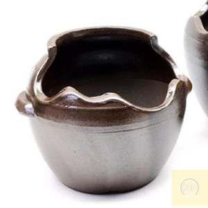 솔이월드 옹기 화분 크래쉬볼 대 10x13cm 도자기화분