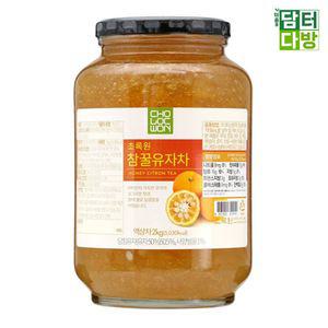 초록원 꿀유자차 2kg 유자 차 대용량 큰 액상차 맛있는차 누구나좋아하는