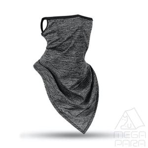 MEGAPARA 썸머 메쉬 귀걸이형 롱 멀티스카프 그레이  스포츠마스크 쿨넥 쿨목토시 등산용스카프