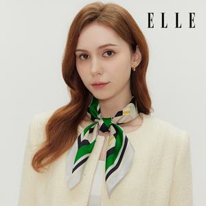 [롯데백화점]엘르 아네스 실크 미니 정사각 스카프 SE521S306