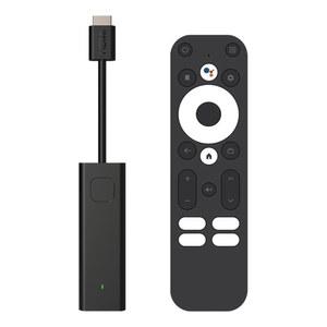 오네어 크롬캐스터 TV 스틱 내장 크롬캐스트 4K 스트리밍 지지대, 최신 안드로이드 11 OS 음성 제어, 홈 엔터테인먼트 및 비즈니스용