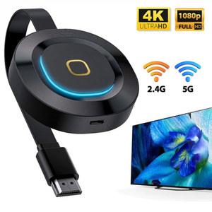 오네어 크롬캐스터 미라스크린 HDMI 호환 동글 TV 스틱, 미라캐스트 에어플레이 무선 디스플레이 리시버, 구글 크롬캐스트용, 2.4G, 5G, 4K, 1080P
