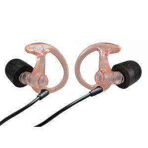 SureFire Sonic Defenders 울트라 맥스 필터 이어플러그 컴플라이 운하 팁 포함 재사용 가능 투명 미디엄 E