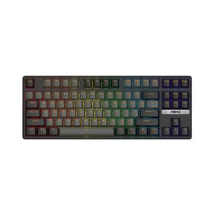 :앱코 ABKO K480 교체축 게이밍 기계식 텐키리스 키보드 (젠틀맨 갈축)