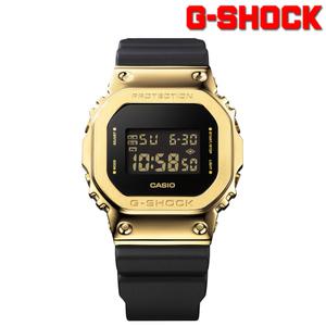 지샥 200M 방수 LED라이트 골드 손목시계 GM-S5600UGB-1DR