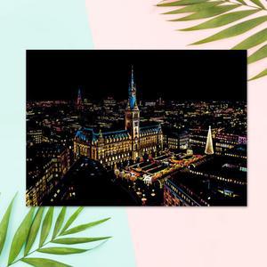 독일야경 함부르크 DIY 스크래치북 컬러링 미술동아리 DIY세트 미술재료