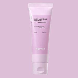 비건이펙트 콜라겐 랩핑마스크 랩핑팩 80ml X 브러쉬 - 마스크팩 + 브러쉬