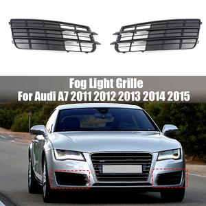 자동차 그릴망 튜닝 앞 범퍼 안개등 그릴 Audi A7 2011 2012 2013 2014 왼쪽 오른쪽 안개 램프 액세서리