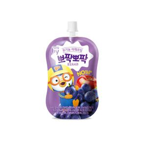 한국야쿠르트 hy 뽀짝뽀짝 포도사과 100ml 10개입 무료배송