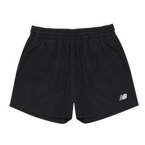NB 뉴발란스 스포츠 에센셜 프렌치테리 3인치 여성 트레이닝 반바지 쇼츠 팬츠 블랙 WS41500-BK