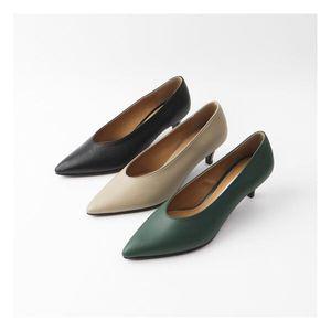 [신난다슈] 여성 펌프스 구두 5cm 소가죽 데일리구두 SS22351 142312