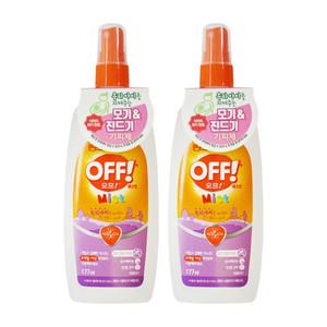 엘지 오프 OFF 미스트 모기 진드기 기피제 177ml 2개