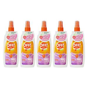 엘지 오프 OFF 미스트 모기 진드기 기피제 177ml 5개