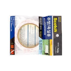3M 강력 폼 양면테이프 주방욕실용 18mm x 3m 내열테입