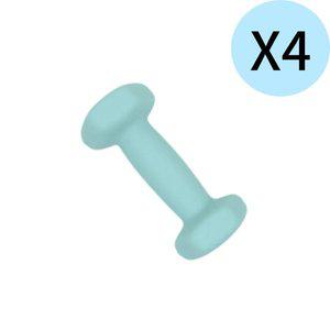 [기타]핏분 아령 미용 여자 덤벨 멜론민트 1kg X 4개