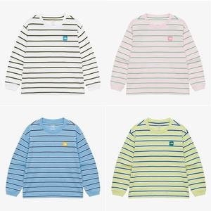 [매장정품] 노스페이스 NORTHFACE 키즈 글랜 스트라이프 긴팔 라운드 티 [NT7TR04] 1231934