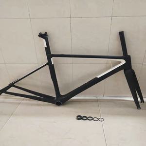 자전거프레임 V3Rs T1100 탄소 로드 바이크 프레임 흑백 그라데이션 코팅 카본 포크 헤드셋 안장봉 클램프