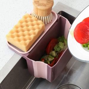 폴딩 수세미 싱크대 거치대 물빠짐 음식물 쓰레기통
