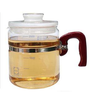 유리약 전기티 보온 직화내열유리 2.5L 티메이커 커피 주전자 포트 탕기