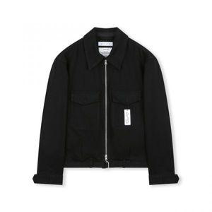 [매장정품] 비슬로우 BESLOW CONE MILL MILITARY ZIP-UP DENIM 자켓 팬텀블랙