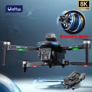 전문가용 XT606 드론 스마트 브러시리스 장애물 회피 소형 HD 쿼드콥터 미니 8K FPV 듀얼 모터 카메라 RC