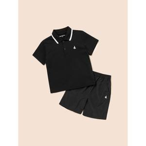 [BEANPOLE KIDS] 핫썸머 SORONA 아이스 칼라 반팔 상하세트  블랙 (BI5442U065)