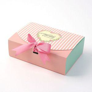 러브썸 리본 선물상자 10p세트(16.5x11.5cm) (핑크)포장박스 다용도 용품 용박스 디자인