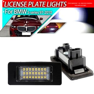 자동차 번호판 가드 LED 신호등 BMW 5 시리즈 E39 E60 M5 525I 525XI 530XI 535XI 528I 530I 540I 540IA 550I 용 2개
