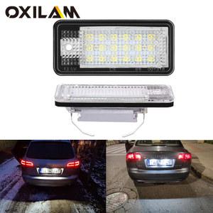 자동차 번호판 가드 2PCS NO ERROR 빛 12V 아우디 A4 S4 B6 B7 A6 C6 S6 A3 S3 CABRIOLET A8 S8 Q7 RS4 RS6 액세서리