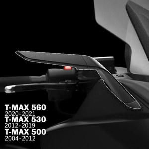 오토바이 바이크 보조 백미러 사이드 미러 조정 가능한 스텔스 키트 야마하 T MAX 500 TMAX 530 560 스포츠 윙렛