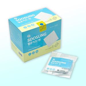 수성 멸균거즈 7.5cm(100매) 개별포장 소독거즈 의료용 드레싱 약국 접은 탈지면 최신 제조 상품
