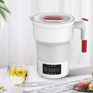 휴대용 접이식 커피 포트 전기 주전자 스마트 미니 온도조절 캠핑 여행용 티팟 850W 600ml