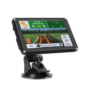 차량용 네비게이션 햇빛가리개 자동 GPS HD 터치 스크린 눈부심방지 트럭 화물차 Sat Nav 256M 8G 멀티 버전 맵 장치 키트 5인치
