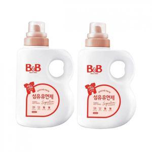 비앤비 유아 섬유유연제 자스민로즈 1500ml 용기 2입