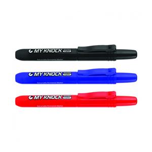 MY PEN 마이펜 마이노크 마카펜 노크식 뚜껑없는 유성 매직