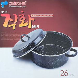네이쳐 군고구마 직화구이냄비 26cm 장갑1개화생선 고구마기 굽는 화고구마 고구마화 화냄비