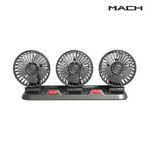 차량용 선풍기 화물차 3way 3구 자동차 트럭 뒷좌석 초강력 차선풍기 용미니선풍기 차량