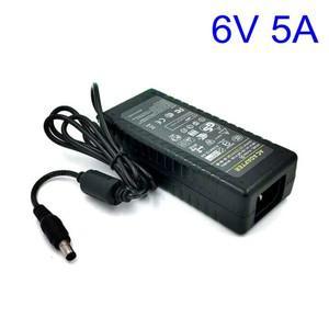 IC 칩 전원 공급 장치 어댑터가 AC DC LED 스트립 라이트 CCTV용 충전기 변압기 5 5x2 5mm 6V 5A 30W