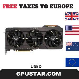 엔비디아 터보 그래픽 카드, PC 컴퓨터 게임, 중고 TUF RTX 3070, 8GB GPU,