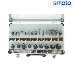 스마토/트리머비트/SM-TB624/24Pcs/공구비트/목재가공/목공가공/홈파기