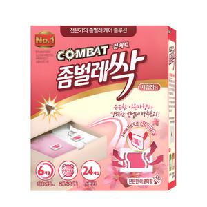 컴배트 좀벌레싹 아로마향 서랍장용 24개입 좀벌레약
