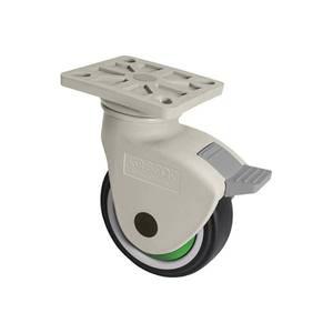 5인치평바퀴(Plate type caster)싱글브레이크/캐스팩