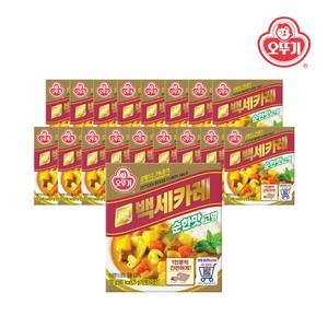 백세카레 고형 순한맛 100g x 18개(1박스)