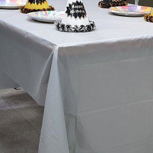 [파티공구]비닐 식탁복 일회용 테이블보 실버