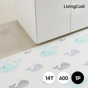 리빙코디 PVC  롤타입 놀이방매트 115X600X1.4T /층간소음매트 아기매트